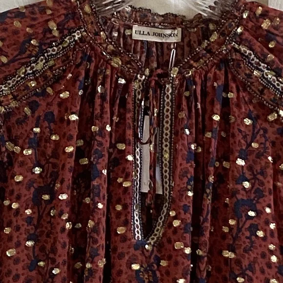 Ulla Johnson Silk Calista Blouse S / US2